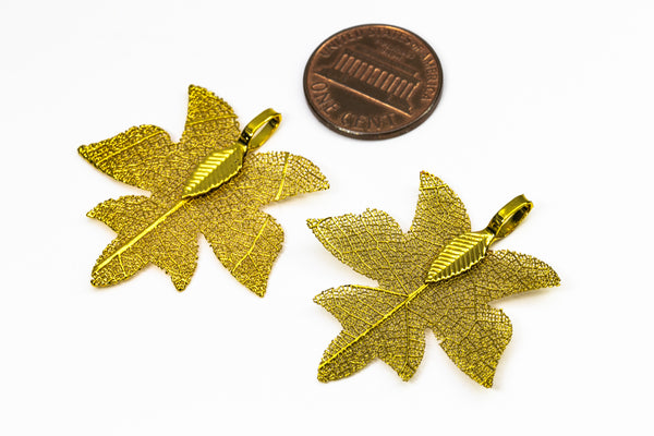 PentagonMapleShaped Earrings