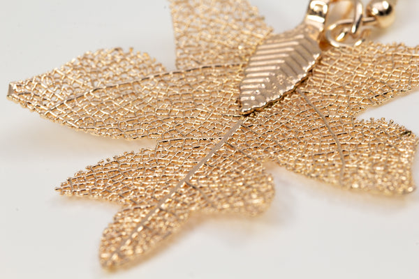 PentagonMapleShaped Earrings