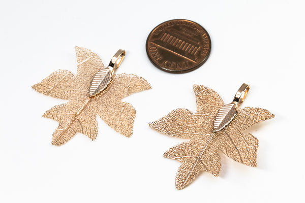 PentagonMapleShaped Earrings