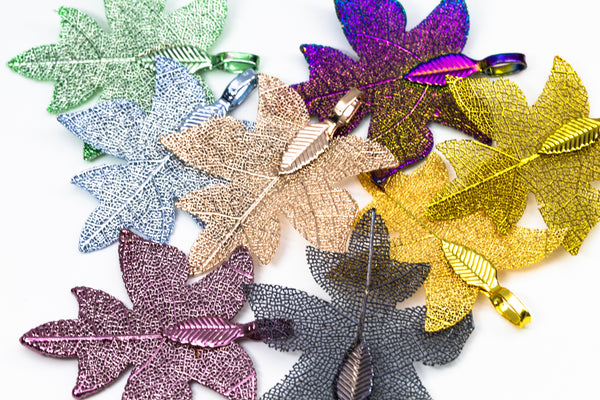 PentagonMapleShaped Earrings