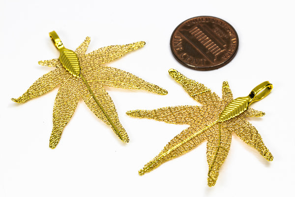 HeptagonMapleShaped Earrings