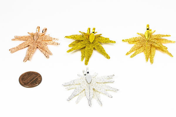 HeptagonMapleShaped Earrings