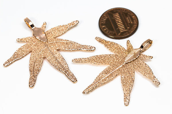 HeptagonMapleShaped Earrings