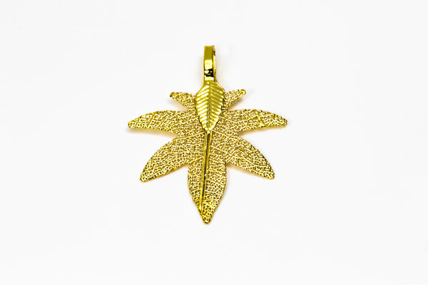 MiniHeptagonMapleShaped Earrings