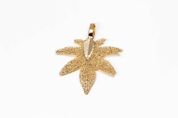 MiniHeptagonMapleShaped Earrings