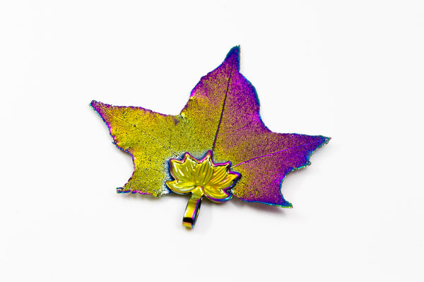 CanadianSugarMapleLeaf Aurora Pendant