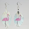 KingKongLeaf Flamingo Earrings