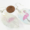 KingKongLeaf Flamingo Earrings