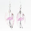 KingKongLeaf Flamingo Earrings