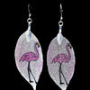 KingKongLeaf Flamingo Earrings