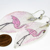 KingKongLeaf Flamingo Earrings