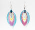 KingKongLeaf Flame Earrings