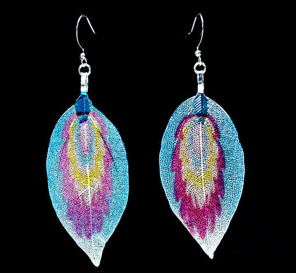 KingKongLeaf Flame Earrings