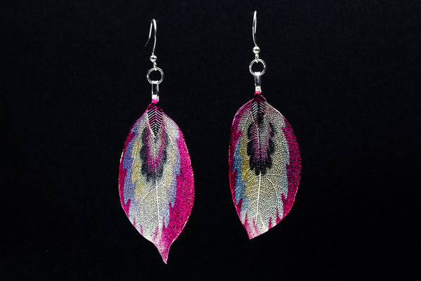 KingKongLeaf Flame Earrings