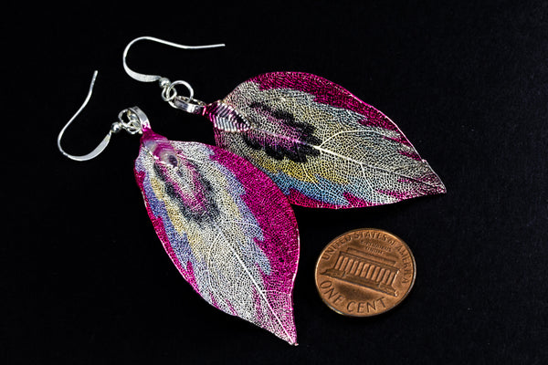 KingKongLeaf Flame Earrings