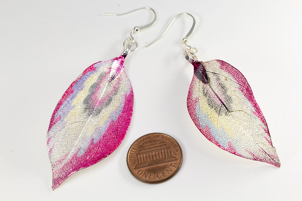 KingKongLeaf Flame Earrings