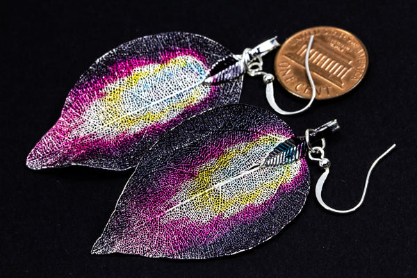 KingKongLeaf Flame Earrings