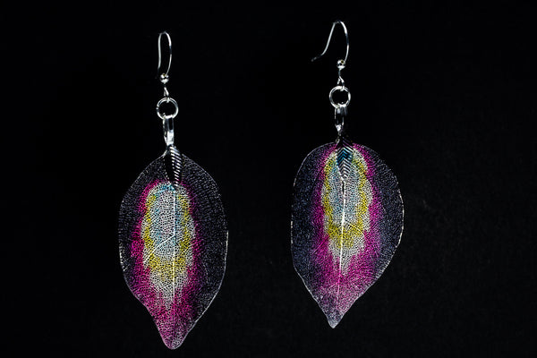 KingKongLeaf Flame Earrings