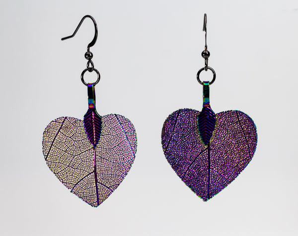 HeartShaped Aurora Earrings