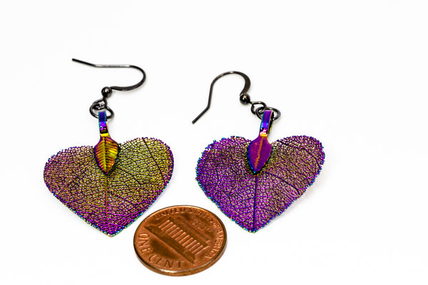 HeartShaped Aurora Earrings