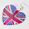 HeartShaped NationalFlag Earrings