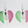 HeartShaped NationalFlag Earrings