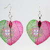 HeartShaped NationalFlag Earrings