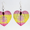 HeartShaped NationalFlag Earrings