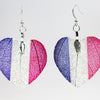 HeartShaped NationalFlag Earrings