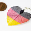 HeartShaped NationalFlag Earrings