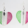 HeartShaped NationalFlag Earrings