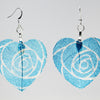 HeartShaped Rose Earrings