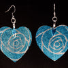 HeartShaped Rose Earrings