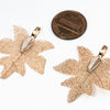 PentagonMapleShaped Earrings