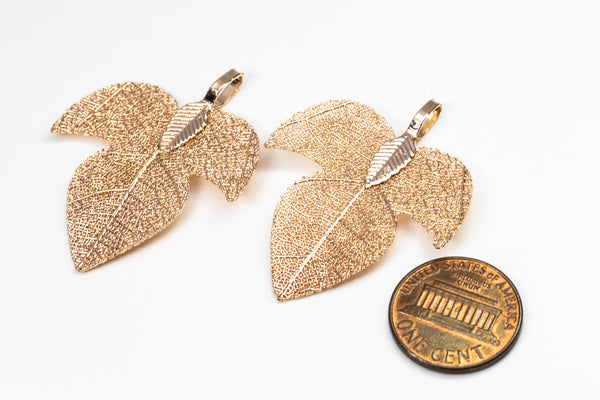 TriangleMapleShaped Earrings