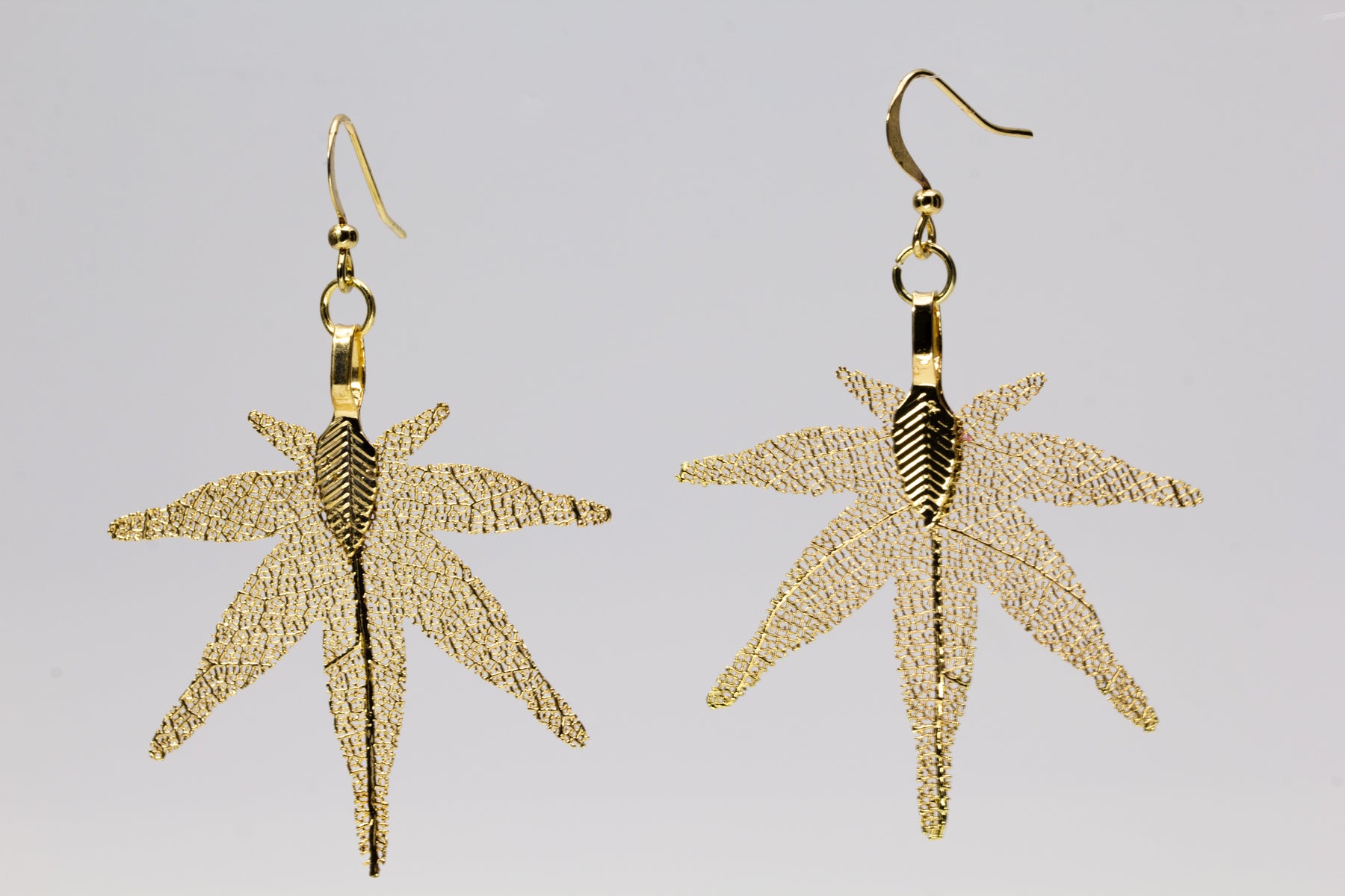 HeptagonMapleShaped Earrings