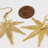 HeptagonMapleShaped Earrings