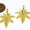 MiniHeptagonMapleShaped Earrings