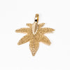 MiniHeptagonMapleShaped Earrings