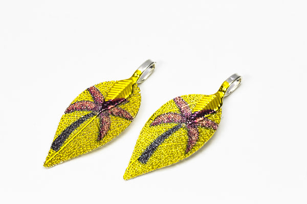 MiniFishShaped CoconutTree Earrings