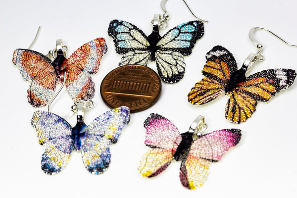 ButterflyShaped Colorful Earrings