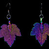 PhoenixTreeLeafShaped Aurora Earrings