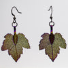 PhoenixTreeLeafShaped Aurora Earrings