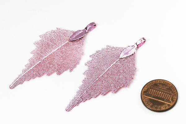 ChineseRoseLeafShaped Earrings