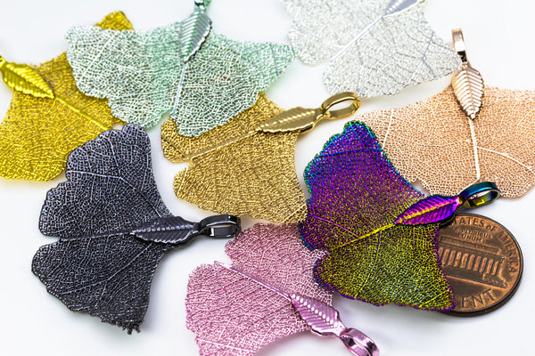 GinkgoLeafShaped Earrings