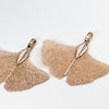 GinkgoLeafShaped Earrings