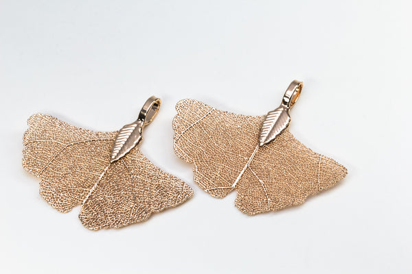 GinkgoLeafShaped Earrings