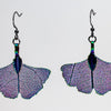 GinkgoLeafShaped Aurora Earrings