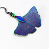 GinkgoLeafShaped Aurora Earrings