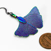 GinkgoLeafShaped Aurora Earrings